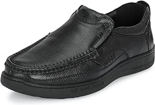 Blue Leather By Centrino Genuine Leather Men's Formal Slip on Loafers |Comfort Trendy Non Lace-Up Design |Flexible Mocassins |Leather with Anti-Skid Sole |Perfect for Walking & Business Work (3943)