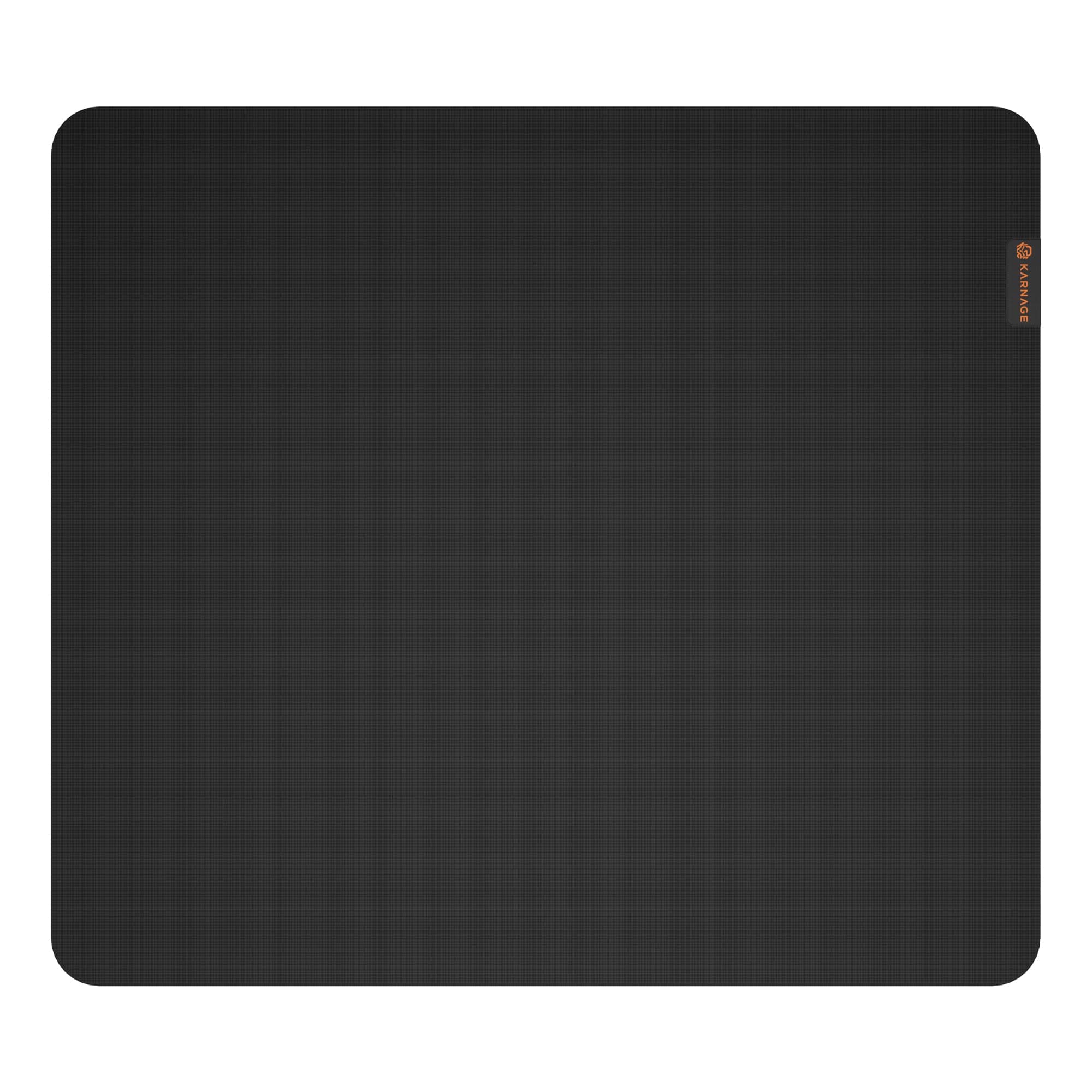 KARNAGE by EVM Large Gaming Mouse Pad (450x400x3mm) | Speed + Control Surface | Anti-Slip Rubber | Micro-Weave Cloth | Precision Tracking Mousepad for Laptop, Office & Gaming | (Black, KMG-MP-119)