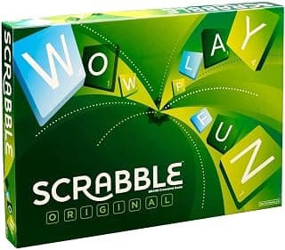 Scrabble Classic Board Game | Word & Letters Game for Kids & Adults | Family Educational Vocabulary Game | Fun Learning Toy (Multicolour, Pack of 1)