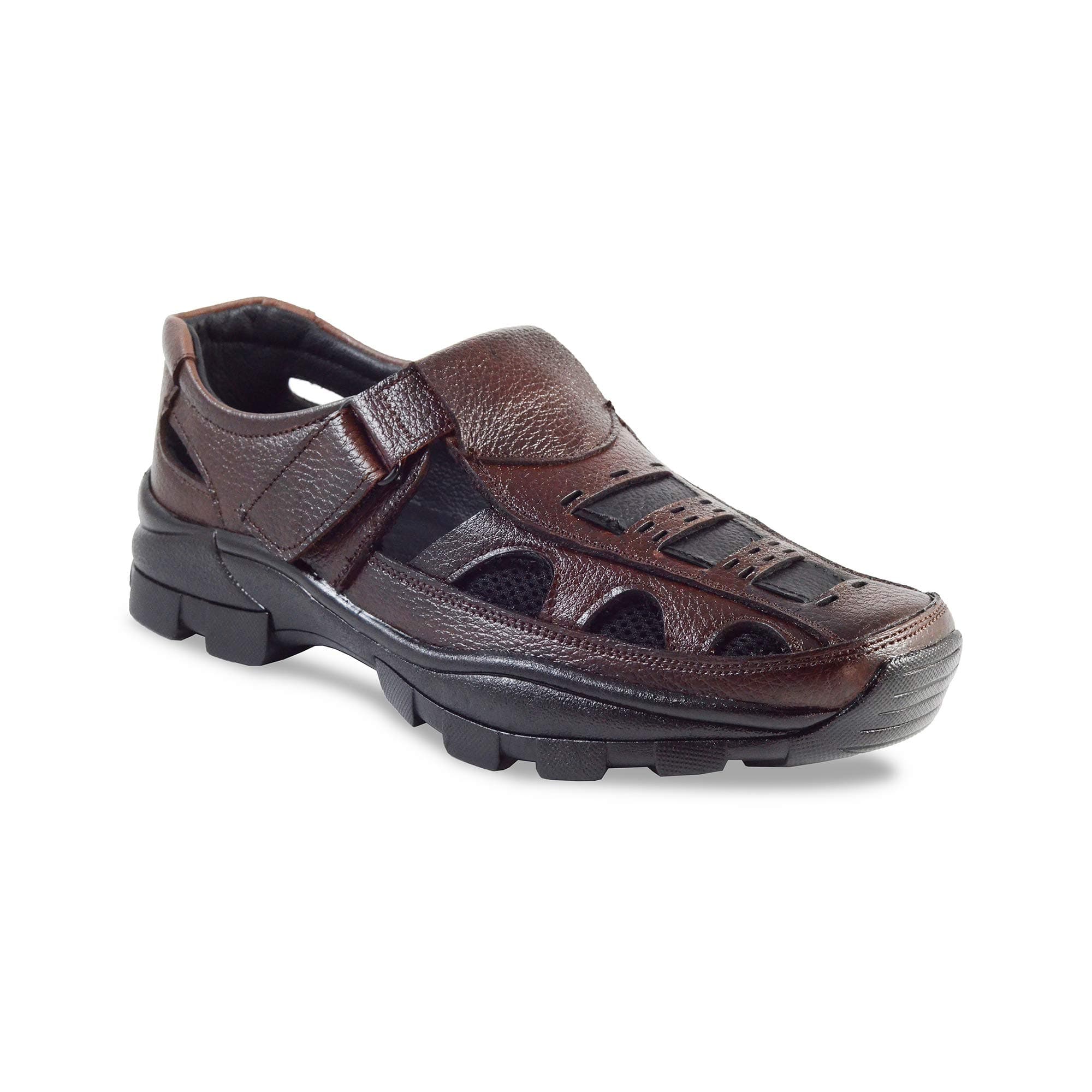 DEGARRO Men’s Faux Leather Sandals – Stylish, Lightweight, and Comfortable for Everyday Wear, Leather for Lasting Quality