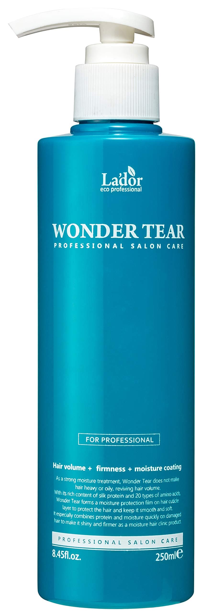 LADOR Wonder Tear - 50 Seconds Moisture Bonding Clinic Treatment - 250ml | Deep Conditioning Hair Treatment for Dry, Frizzy, Damaged Hair | Instant Softening Formula for Smooth, Shiny & Tangle-Free Hair