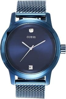 GUESS Round 44mm Blue Dial Analog Men Watch - U0297G2M