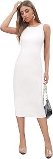 Toochki Dress for Women | One Piece |Bodycon | Slim Fit Body con | Midi Length| Spandex | Beach Outfits