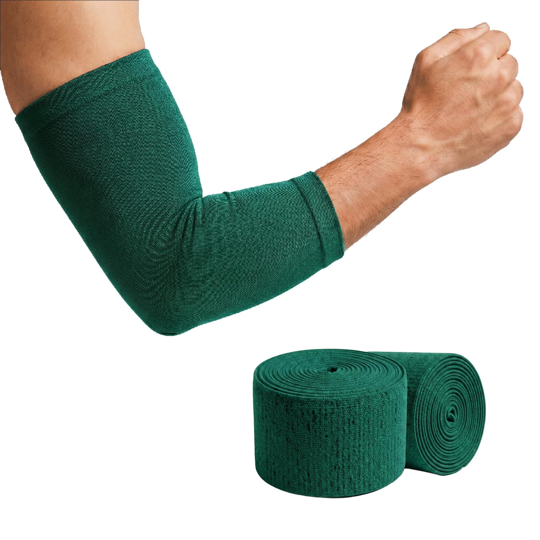 Dyna Cricket Sleeve | Sports Sleeve | Mild Compression | Injury Prevention for Men and Women | Sun Protection Arm Sleeve | Breathable & Reusable