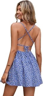 Aahwan Women's Dark Blue Midi Fit and Flare Dress