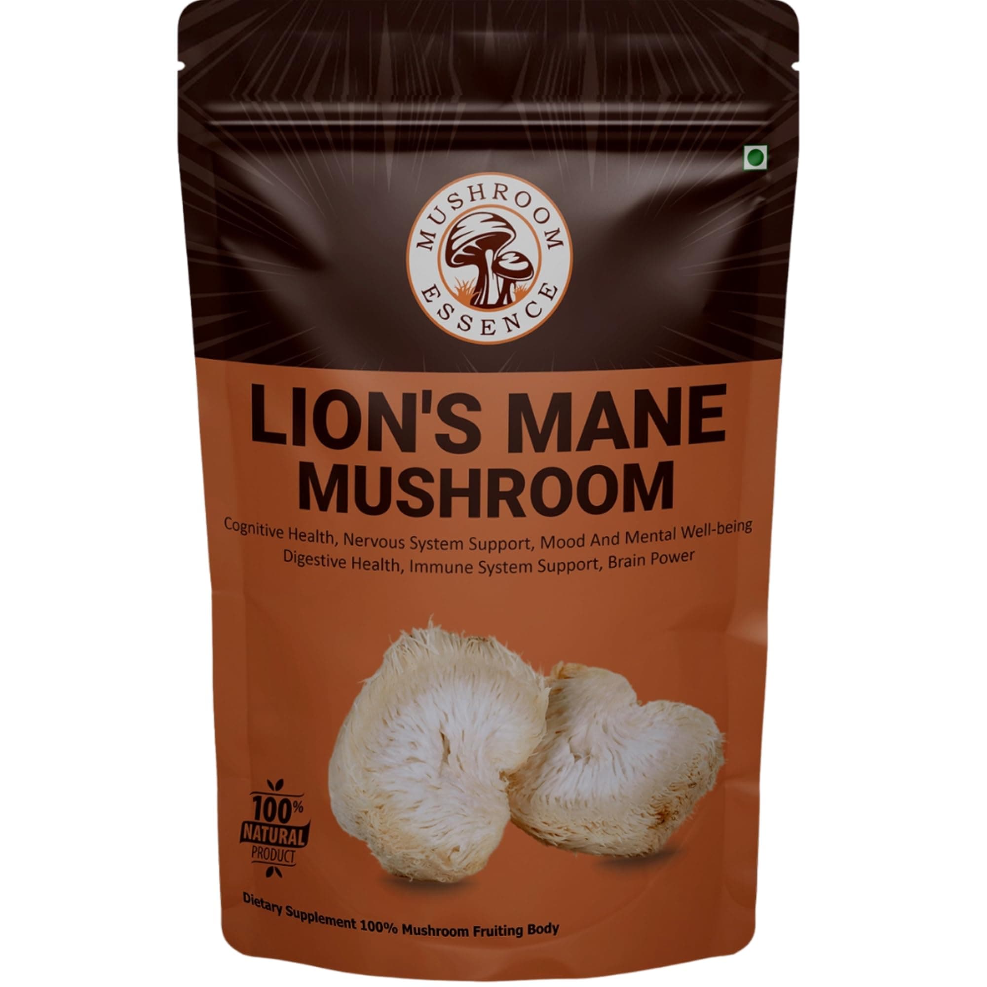 Mushroom Essence Lions Mane Mushroom 40g | Pure Lion Mane Mushroom Fruit Body | Lions Mane Mushroom for Cognitive Health, Memory & Immune Support