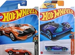 Hot Wheels 1:64 Scale Mainline Basic Car – Pack of 2 (Assorted Model, Color May Vary, Come Random Car)