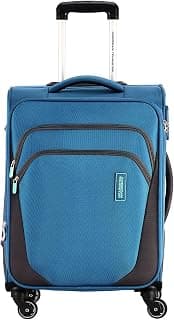 American Tourister Kansas Polyester 57 cms Blue Softsided Cabin Luggage (FT2 (0) 01 001)