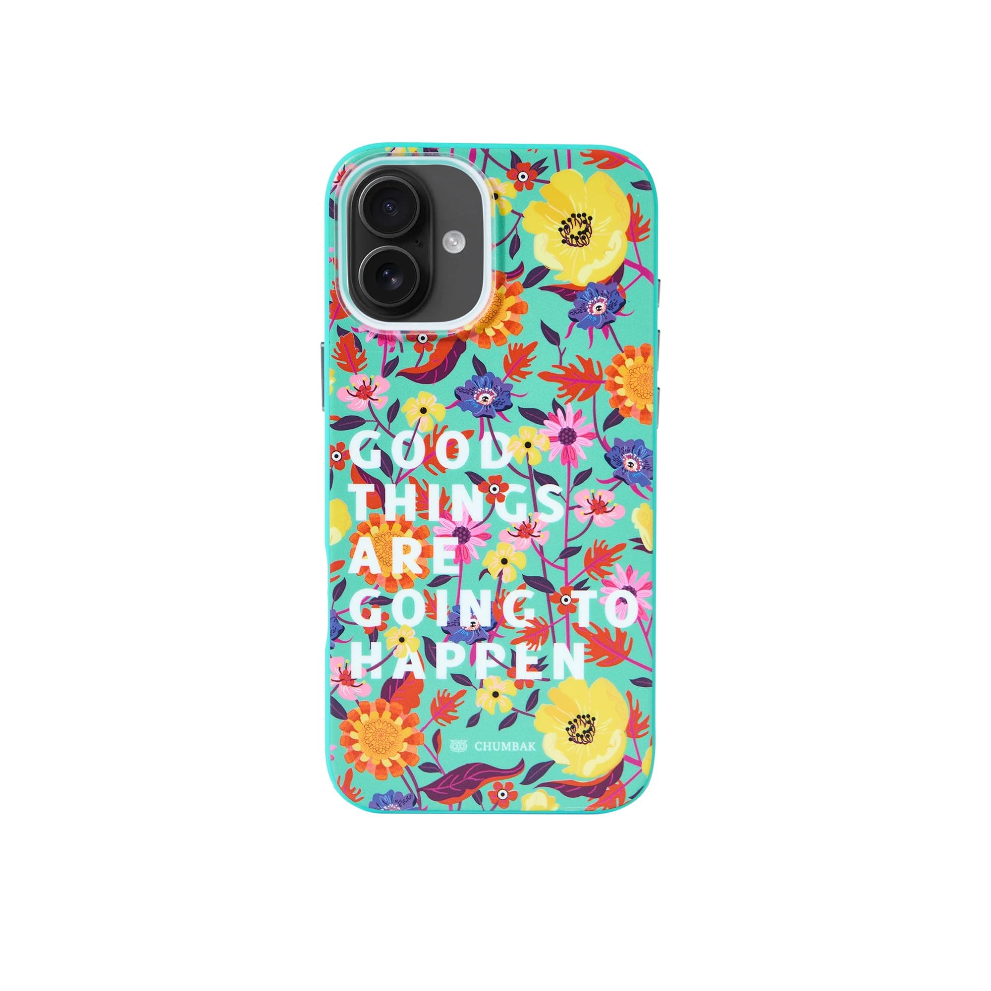 Chumbak Phone Case Cover for iPhone 16 Plus - Good Things | iPhone 16 Plus Case | Phone Case | Printed Phone Covers