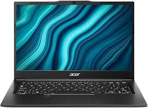 Acer TravelLite Smart FHD TL04-51M Laptop, Intel Core i5 1334u 13th Gen 8 Core with 16GB Ram / 512GB NVMe SSD/Intel Iris Xe Graphics/Windows 11 / MS-Office / 14 Inch / 3 Year Brand Warranty