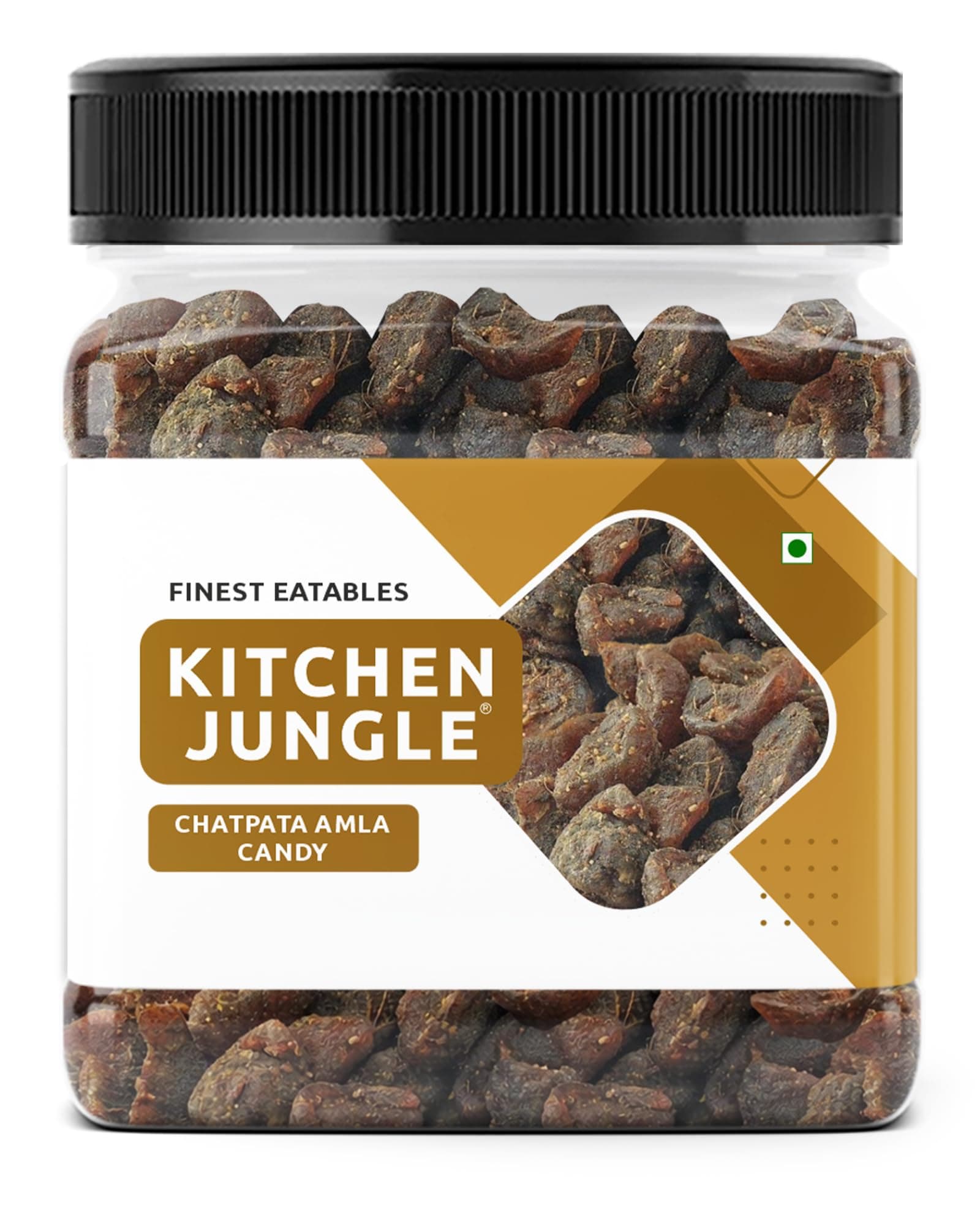 Kitchen Jungle Natural Dried Chatpata Spicy Amla Candy 300 GM | Natural | No Preservative | No Artificial Colour Used (Amla)