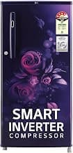 LG 185 L, 4 Star, Smart Inverter, Direct-Cool Single Door Refrigerator (GL-B199OBEY, Blue Euphoria, Smart Connect & Fast Ice Making)
