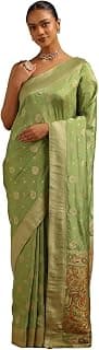 Soch Womens Dola Silk Woven Design Saree