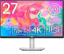 Dell S2722QC 27-inch 4K UHD 3840 x 2160 60Hz Monitor, 8MS Grey-to-Grey Response Time (Normal Mode), Built-in Dual 3W Integrated Speakers, 1.07 Billion Colors, Platinum Silver (Latest Model)