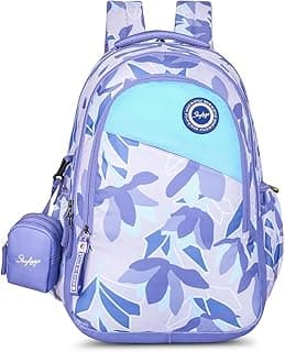 Skybags Bloom 30 Litres Purple School Bag For Girls