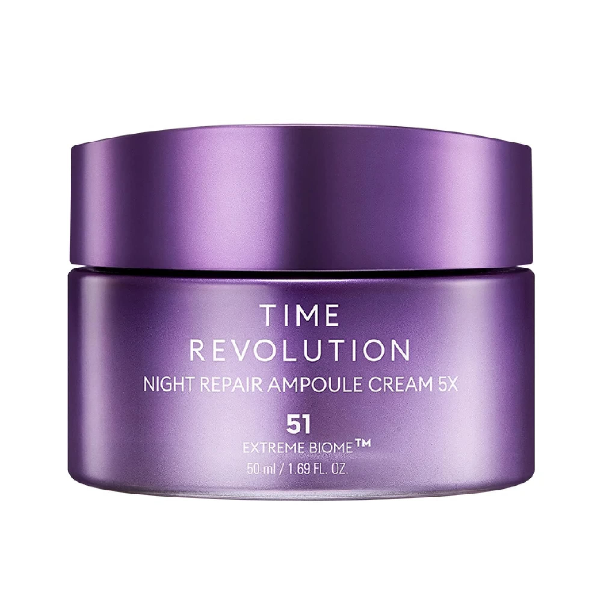 MISSHA TIME REVOLUTION NIGHT REPAIR AMPOULE CREAM 5X (50ML) | For Intense Hydration And Skin Barrier Support