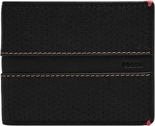 Fossil Mens Leather Sport Tourer Black Wallet ML4657001