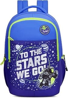 Skybags Klan 37L Casual Backpack for Boys & Girls with 3 Compartments & Adjustable Shoulder Strap | Quick Access Front Pocket | Pencil Pouch | Perfect for School & Travel - Unisex