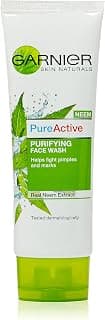Garnier Skin Naturals Pure Active Neem Face Wash, 50g
