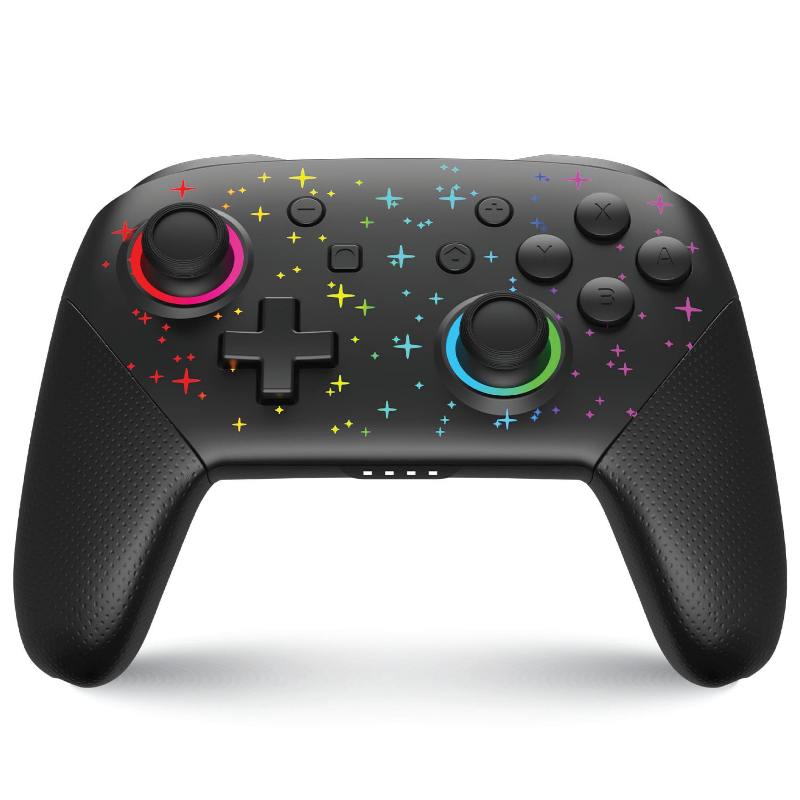 NITHO COSMOS Wireless Controller for PC, Windows, Switch, iOS, Android, Gaming Gamepad with Dynamic RGB Lights | 6-Axis Motion Sensor | Programmable Turbo | Dual Vibration | Lightweight