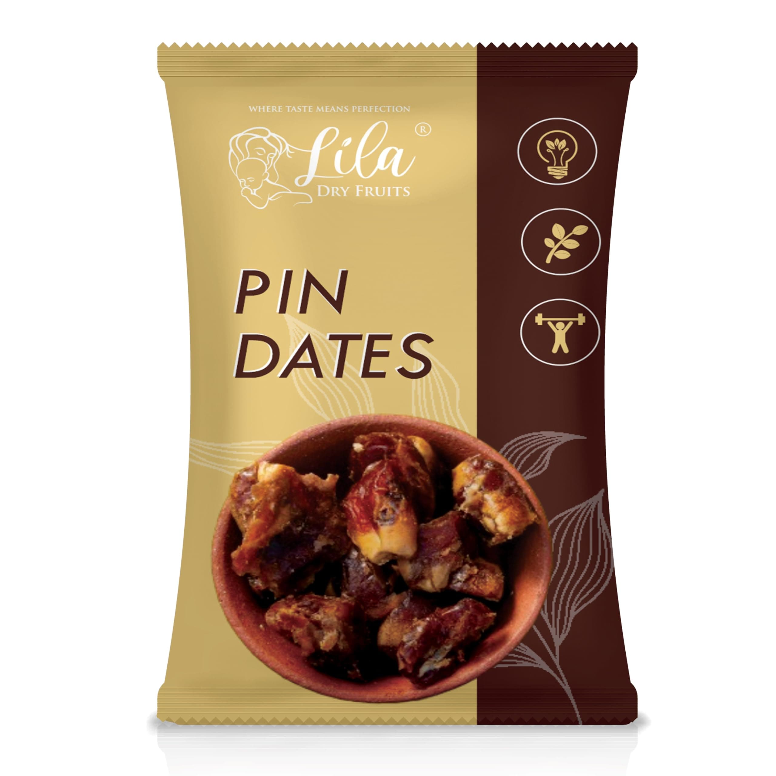 LILA DRY FRUITS Pin Dates (500gram) | Pin Khajoor | Seedless Dates |Pin Khajur Arabian Dates | Dates Dry Fruit | Perfect for Gifting