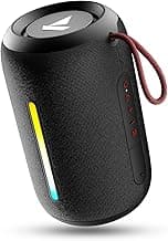 Boat Stone 352 Pro/Stone 358 Pro w/ 14W Signature Sound, Up to 12 Hours Playback, RGB LEDs, TWS Feature, Built-in Mic, BTv5.3, Free Music Streaming on JioSaavn Bluetooth Speaker (Raging Black)