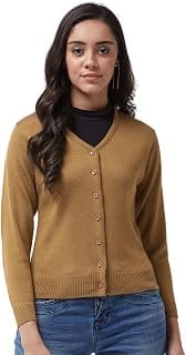 Pivl Womens Winter Season V Neck Full Sleeves Sweater/Cardigan