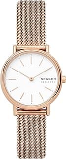 Skagen Stainless Steel Analog White Dial Women Watch - Skw2694, Rose Gold Band