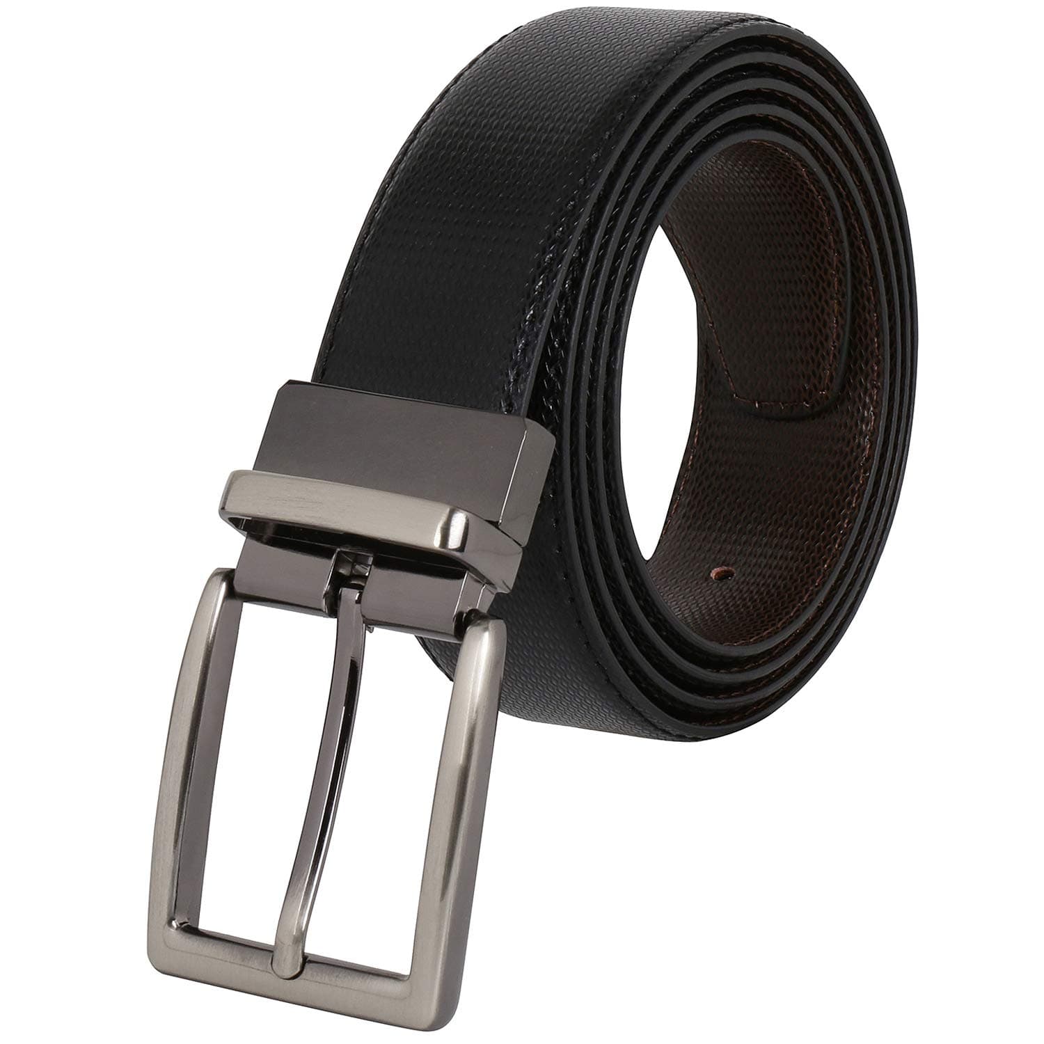 Labnoft Men's Reversible PU Leather Belt