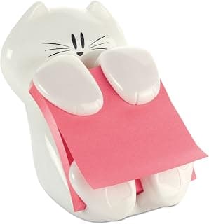 Post-It CAT330 Pop-Up Note Dispenser Cat Shape, 3 x 3, White
