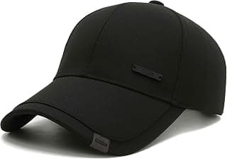 Hat for Men Woman Sports Cap Sun Hat Quick Drying Soft Polyester Fiber Adjustable for Men and Women Black