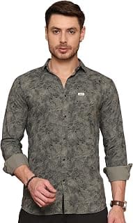 Majestic Man Printed Pure Cotton Slim Fit Casual Shirt