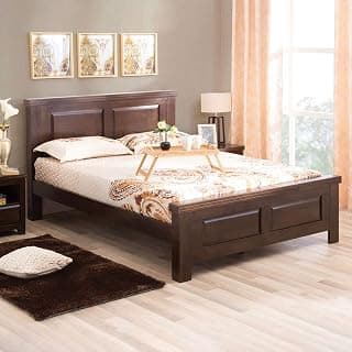 Home Centre Emily King-Size Bed - Brown