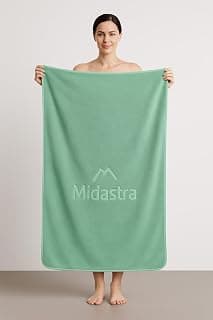 Microfiber Bath Towel 500 GSM Green Color, Super Soft, Fast Dry & High Absorbency, Lightweight & Skin Friendly Towel for Men & Women