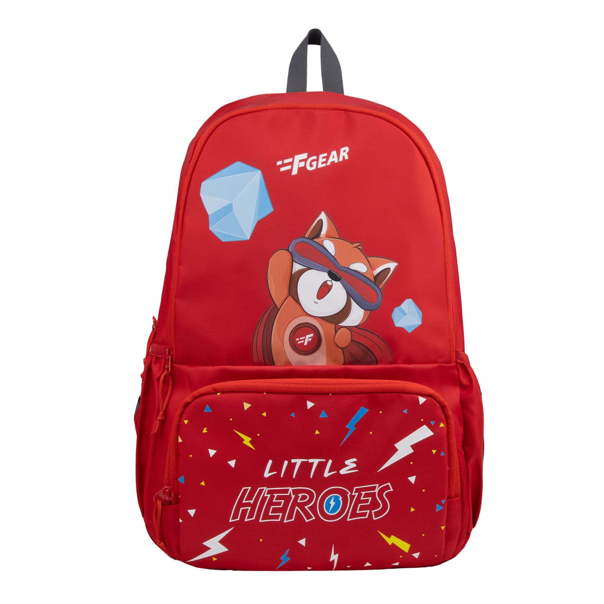F Gear Little Heroes Red 22 L Backpack|For Primary School|Tuition|College|Picnic Outing Backpack|Trendy & Stylish |Best Bags For Everyday Use For Girls Boys Kids Adults Men & Women|Gifting Bag