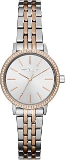 Armani Exchange Armani Exchange Womens 30 mm Lola Silver Dial Stainless Steel Analog Watch - AX5542