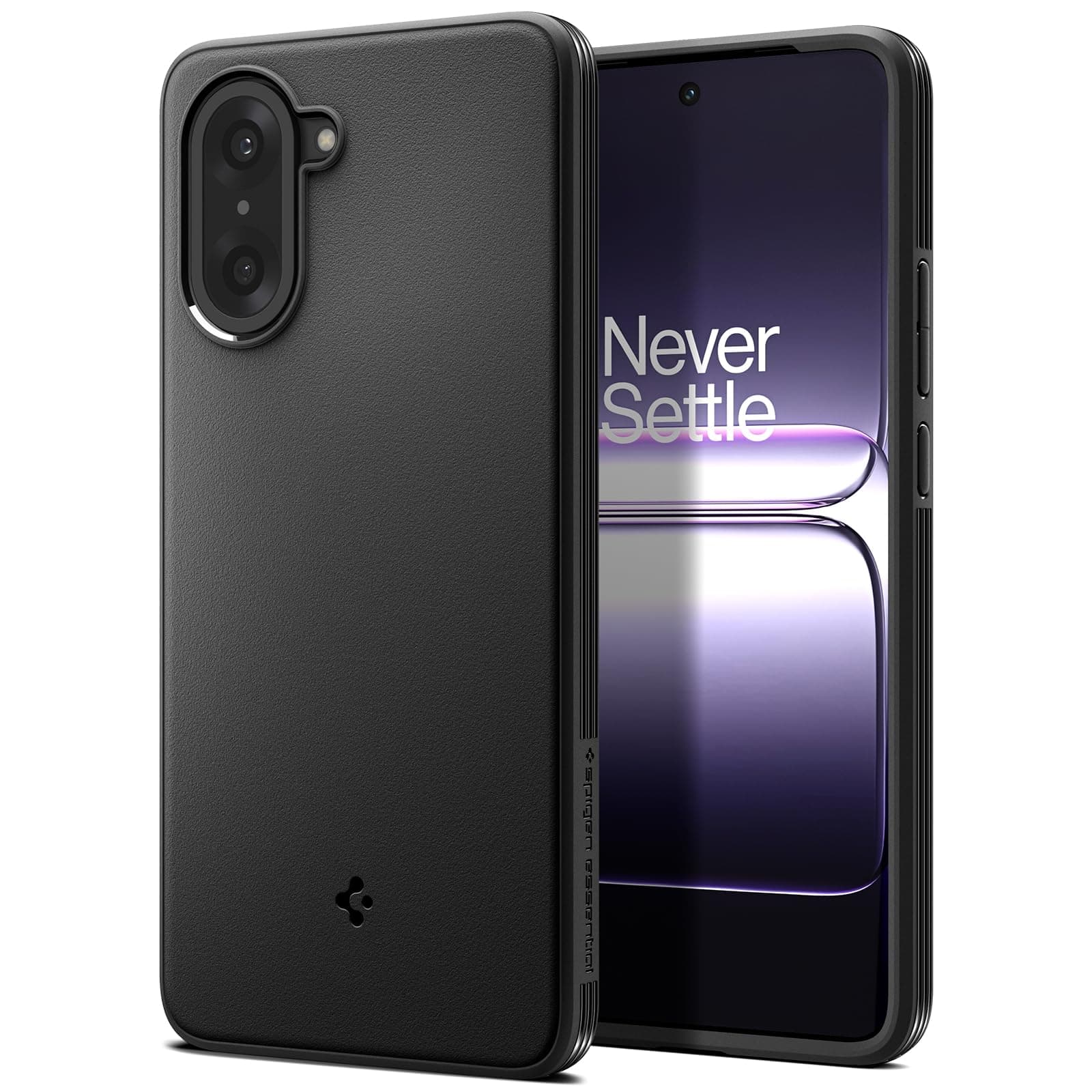 Spigen Essential Sand Blast Case for OnePlus Nord CE 5 5G, Matte Black | Flexible, Shockproof, Optimal Grip, Air Cushion Technology Protection, Slim Fit, Thermoplastic Polyurethane, Matte