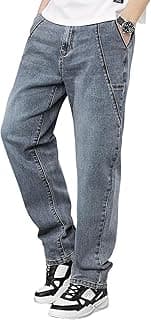URBAN POCKETS Streetwear Jeans for Men | Stylish Denim Jeans | Relaxed Wide Leg | Baggy Fit | Unique Stitch (U-25-U28)