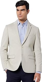 Peter England Men's Formal Premium Textured Blazer