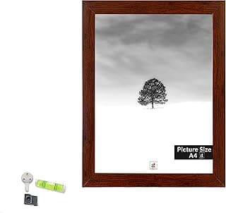 Art Street A4 Size Certificate, Document Photo frames Single For Home Decoration, Living Room, Office Decoration (Brown, Size: 8x12 Inch)