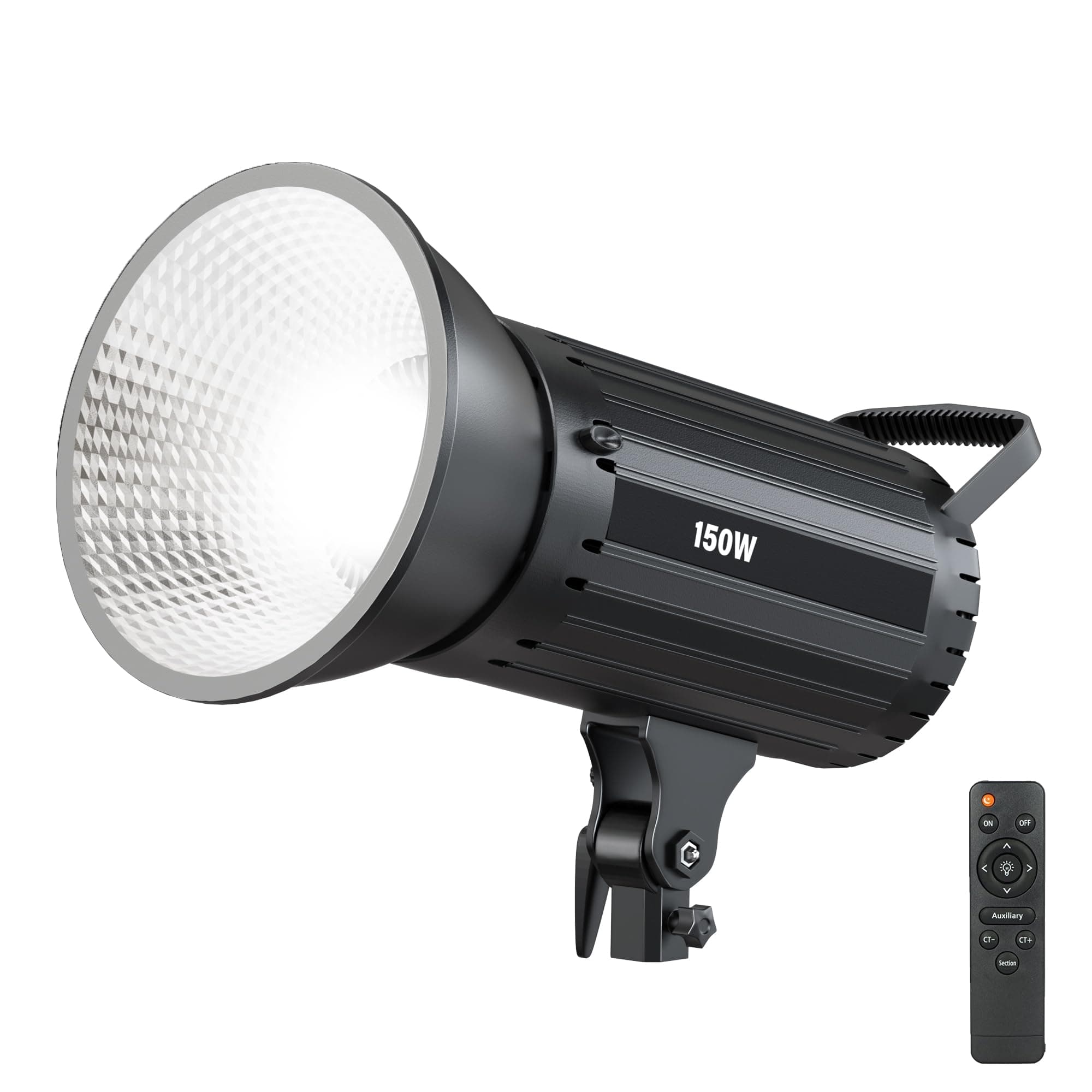 Sounce 150W Bi-Colour Continuous LED Light with 18CM Reflector & Infrared Remote | AC Powered | 3000K-6500K Colour Temperature | 95 CRI | 13500 Lumen | for Photo & Video Shoots