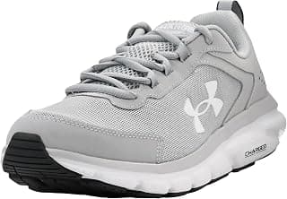 Under Armour mens Charged Assert 9 Running Shoe, Mod Gray (101 White, 8.5 US