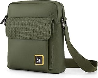 EUME Packsy Sling Bag for Men & Women | Vegan Leather Crossbody Travel Bag | Magnetic Easy Access Pockets | Lightweight 3L Daily Use Bag