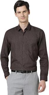 Peter England Men's Cotton Regular Fit Formal Full Sleeve Shirt