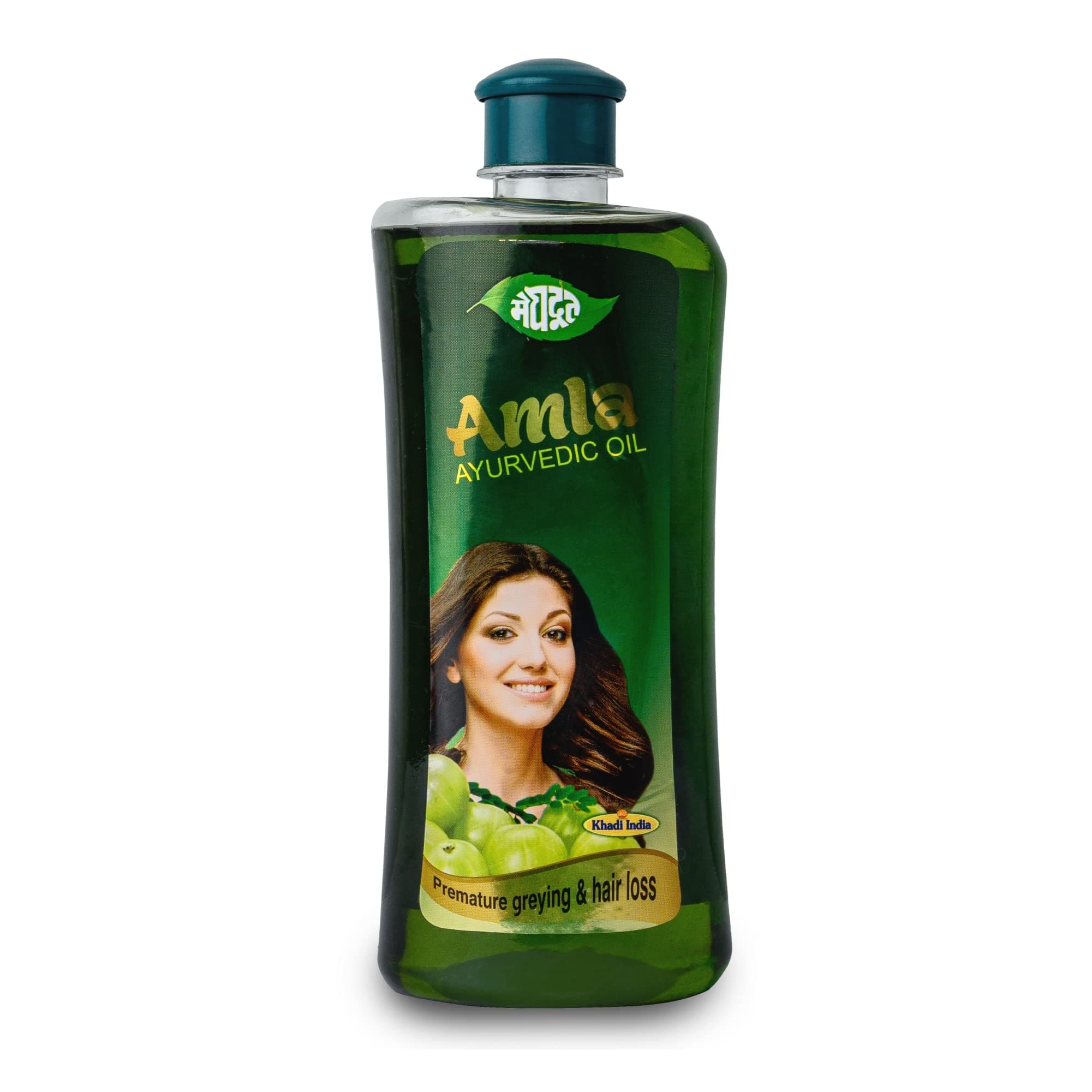 Meghdoot amla hair oil with natural ingredients extracted from aloevera neem mehandi brahmi bhringraj and methi amla ka tel for strong long and thick hair for men and women 500ML (Pack of 1)