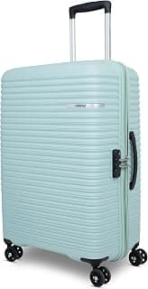 American Tourister Liftoff+|Large Size Check-in Spinner Trolley Bag (79 cm) for Travel|360° 8 Wheel Travel Luggage|Hard Case Polypropylene (PP) Suitcase|Mounted TSA Lock|Seafoam Blue
