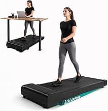 Fitkit by Cult Walking Pad Neo (BLDC 3.5HP Peak Power) Compact Under Desk Motorised Treadmill | Max Weight: 120kg | LED Display & 2-Level Inclination | Home use with Remote Control (Black)