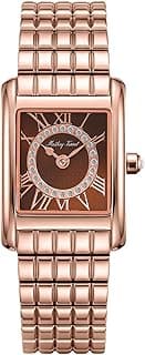 Mathey-Tissot Swiss Made Quartz Brown Dial Analog Watch - Women D972PRM