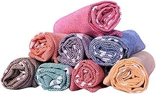 COMFORT WEAVE Cotton Hand Towel 250 GSM (Set of 8 Pieces, Multicolor)