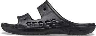 Crocs Unisex Adult Croslite Baya Sandal (Black,8 UK)